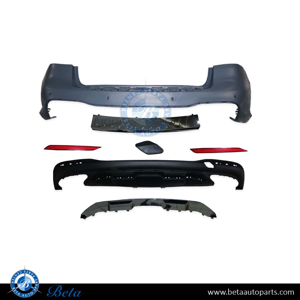 Rear Bumper Assembly Normal AMG for Mercedes GLE-Class W166 2015-2018 models, Part Number 1668851038 Rear Bumper Assembly Normal AMG for Mercedes GLE-Class W166 2015-2018 models, Part Number 1668851038